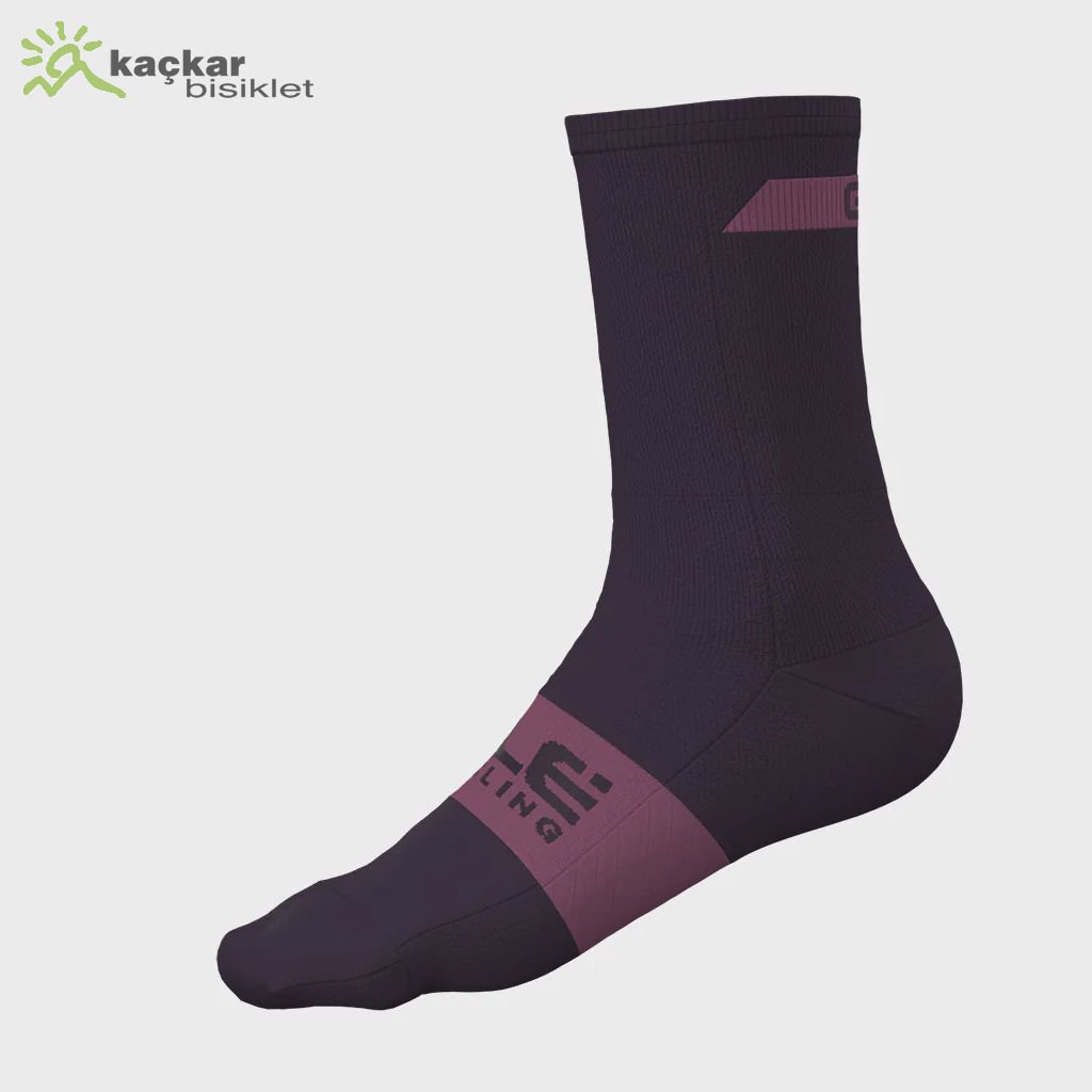Ale Follow Me Unisex Yazlık Çorap 16 cm Aubergine