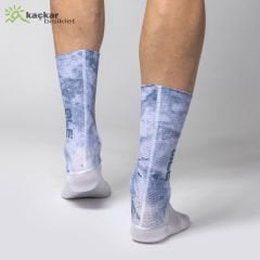 Ale Typhoon AERO Unisex Yazlık Çorap Steel Blue