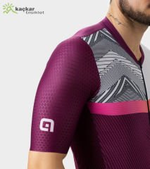 ALE PR-S ZigZag Yazlık Kısa Kol Jersey Purple