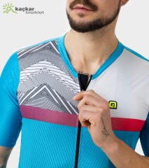 ALE PR-S ZigZag Yazlık Kısa Kol Jersey Sky Blue