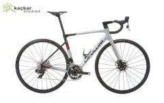 Cipollini Dolomia Sram Rival E-Tab AXS  Silver / Grey / Red Metal Shiny