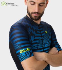 Ale PR-S Checker Yazlık Kısa Kol Jersey Blue