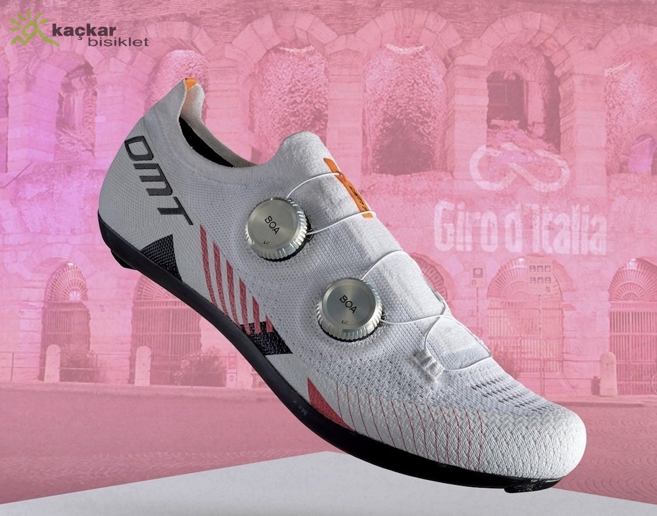 DMT KR0 Giro D'Italia Collection Ayakkabı Beyaz / Pembe