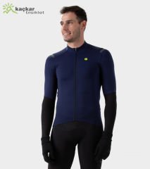 ALE R-EV1 Warm Race 2.0 Long Sleeve Jersey Lacivert