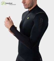 ALE R-EV1 Warm Race 2.0 Long Sleeve Jersey Siyah