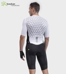 ALE R-EV1 HIVE Yazlık Skinsuit Siyah / Beyaz