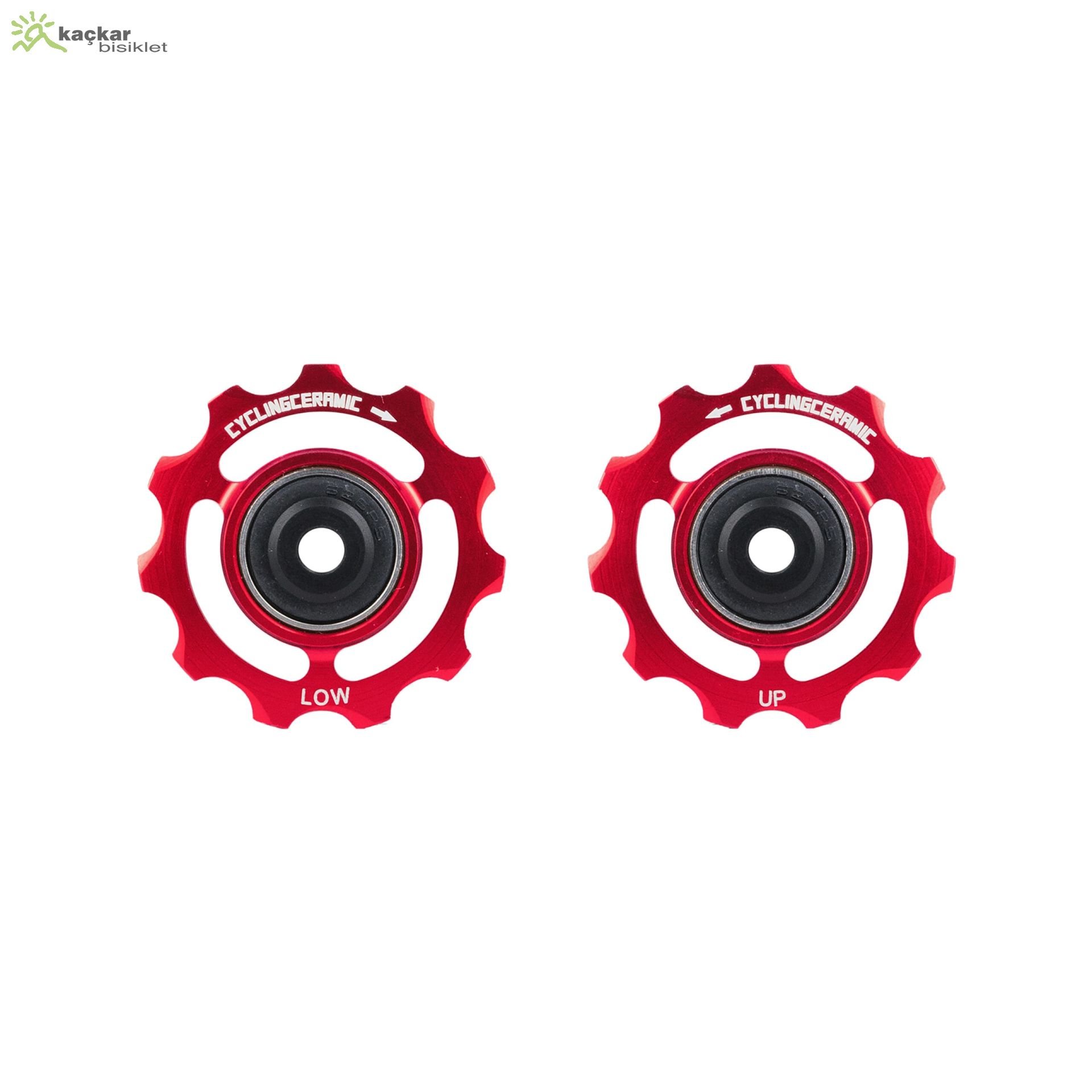 Shimano 10,11,12s / Sram 10,11s / Campagnolo 10s,11s – Pulley Wheels 11T Set Kırmızı