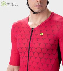 ALE R-EV1 HIVE Yazlık Skinsuit Kırmızı / Siyah