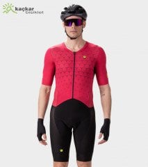 ALE R-EV1 HIVE Yazlık Skinsuit Kırmızı / Siyah