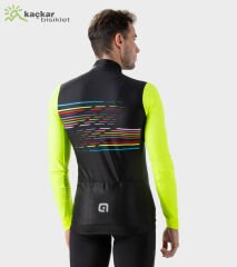 ALE PR-S Logo Long Sleeve Jersey Siyah / Sarı