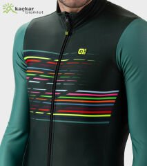 ALE PR-S Logo Long Sleeve Jersey Forest Green