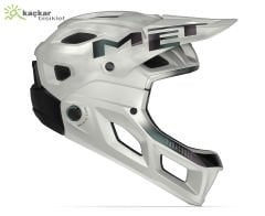 Met Helmets Parachute MCR Full Face Kask Beyaz