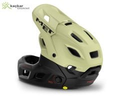 Met Helmets Parachute MCR Full Face Kask Yeşil