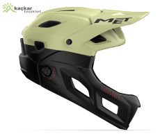 Met Helmets Parachute MCR Full Face Kask Yeşil