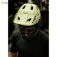 Met Helmets Parachute MCR Full Face Kask Yeşil