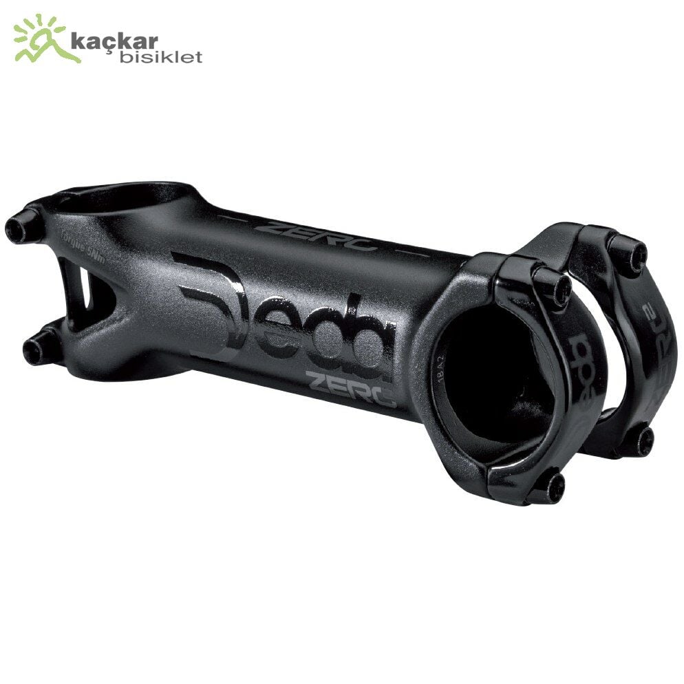 Deda Elementi Zero2 Alüminyum Gidon Boğazı POB ( Polished Black )