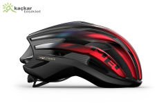 MET Helmets Trenta 3K Carbon Mips Road Kask Red Iridescent