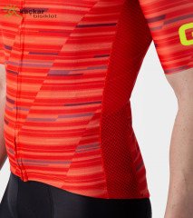 ALE SOLID STEP Yazlık Kısa Kol Jersey Kırmızı