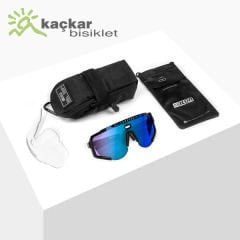 SCİCON AEROSCOPE  Black Gloss / Multimirror Blue + Rain Clear Lenses