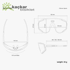 SCİCON AEROSCOPE  Black Gloss / Multimirror Blue + Rain Clear Lenses