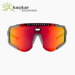 SCİCON AEROSCOPE  Anthracite Grey / Multimirror Red + Rain Clear Lenses