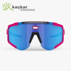 SCİCON AEROSCOPE  Pink Fluo / Multimirror Blue + Pink Lenses
