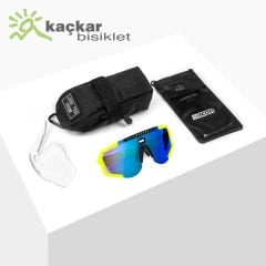SCİCON AEROSCOPE  Yellow Fluo / Multimirror Blue + Clear Lenses