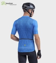 ALE SOLID CROSS Yazlık Kısa Kol Jersey Mavi
