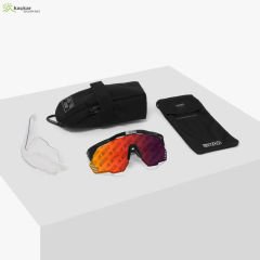 SCİCON AEROSHADE KUNKEN MONOGRAM SUNGLASSES  BLACK LENS MONOGRAM MULTIIMIRROR RED