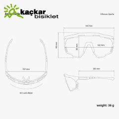 SCİCON AEROSHADE KUNKEN MONOGRAM SUNGLASSES  WHITE LENS MONOGRAM MULTIIMIRROR SILVER