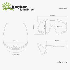 SCİCON  AEROSHADE XL SUNGLASSES FLUO YELLOW  MULTIMIRROR BLUE + CLEAR LENSES