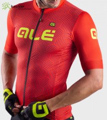 ALE SOLID CROSS Yazlık Kısa Kol Jersey Kırmızı