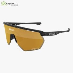 SCİCON  AEROWING SUNGLASSES CARBON MULTIMIRROR  BRONZE + RAIN CLEAR LENSES