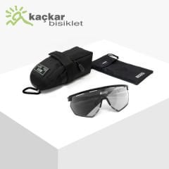 SCİCON AEROWING SUNGLASSES CARBON MATTE PHOTOCROMIC  SILVER LENS