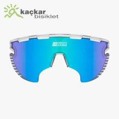 SCİCON AEROWING LAMON SUNGLASSES CRYSTAL MULTIMIRROR BLUE + RAIN CLEAR LENSES