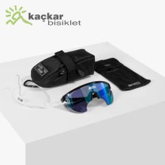 SCİCON AEROWING LAMON SUNGLASSES CRYSTAL MULTIMIRROR BLUE + RAIN CLEAR LENSES