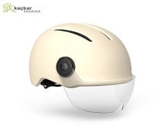 Met Helmet Vibe On Mips Siperlikli Urban Kask Vanilla İce