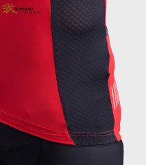 ALE SOLID COLOR BLOCK Yazlık Kısa Kol Jersey Kırmızı