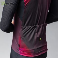 ALE R-EV1 Quick Uzunkol Mevsimlik Forma Bordeux