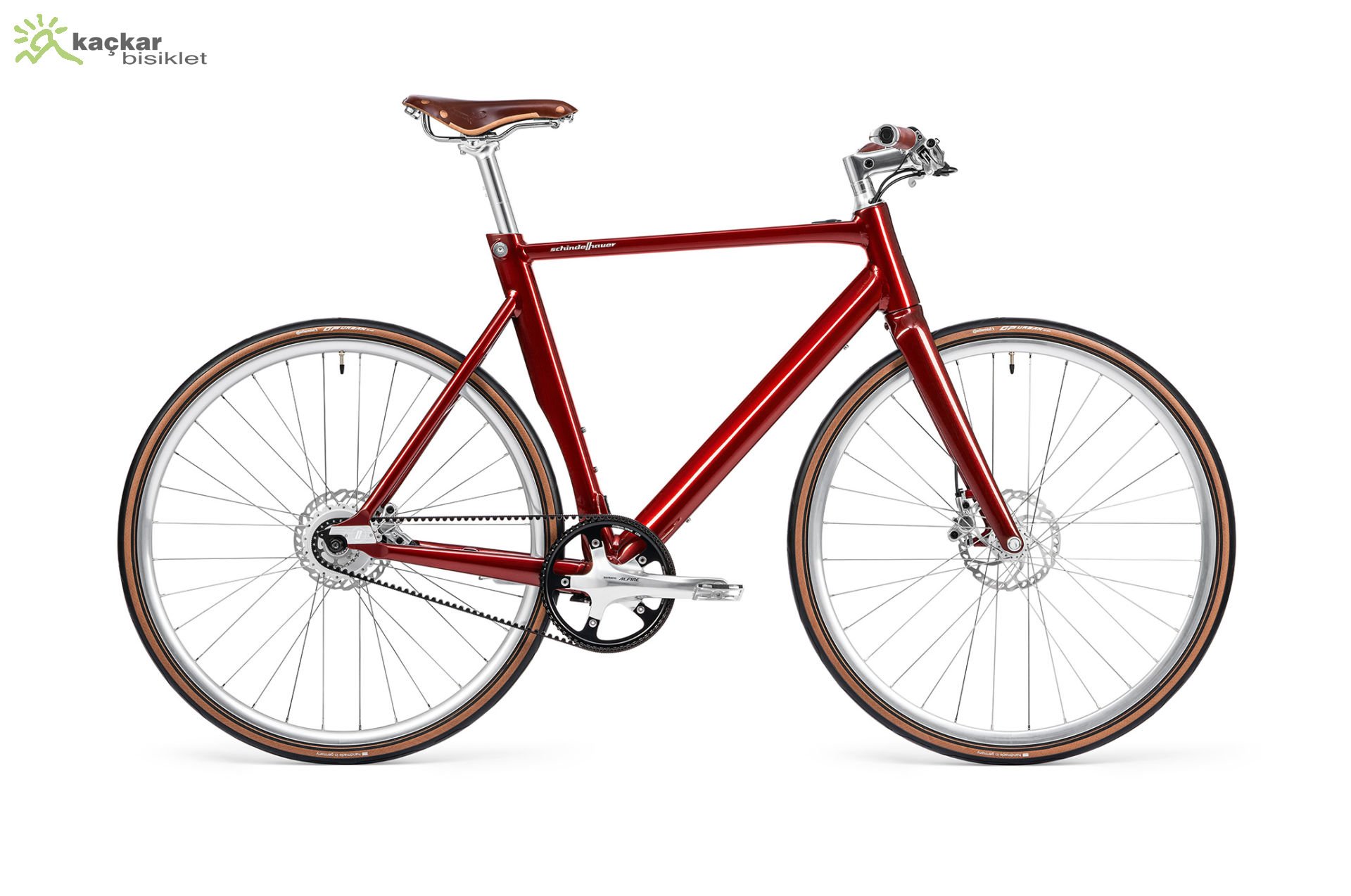 Schindelhauer Arthur E-bike (Elektrikli Bisiklet) Vitessiz - Bordo