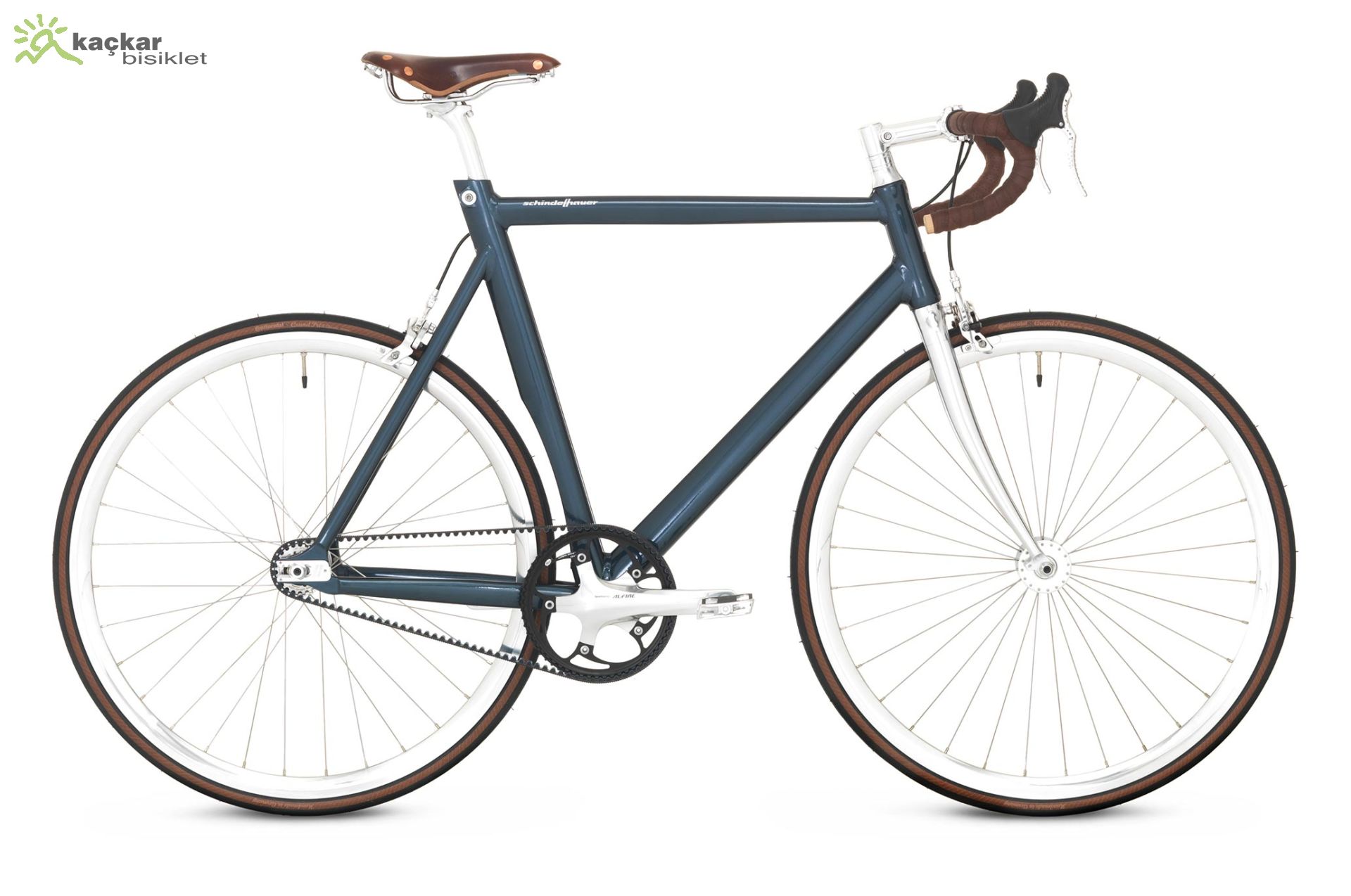 Schindelhauer Bikes Siegfried Road Alüminyum Singlespeed Yol / Yarış Bisikleti Gece Mavisi