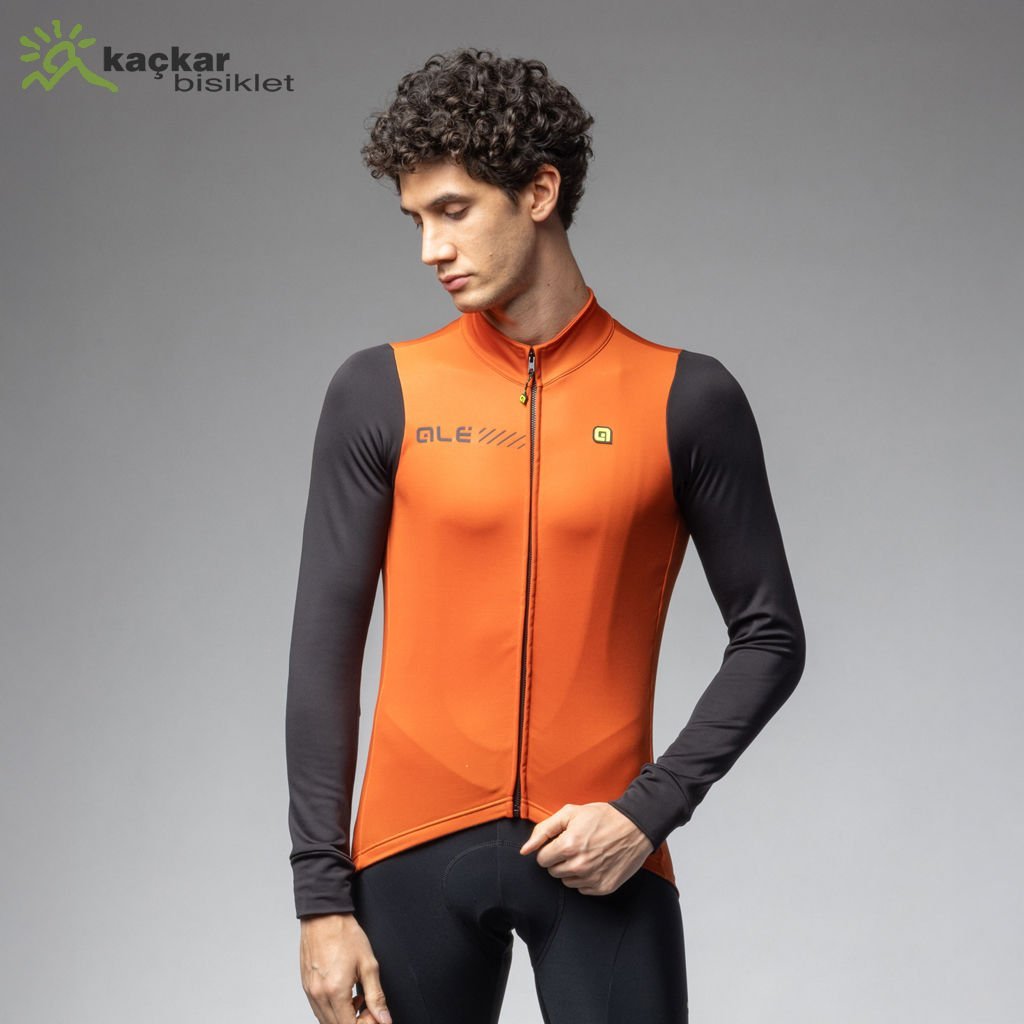 ALE Solid Fondo 2.0 Kışlık Uzun Kol Forma Mat Turuncu