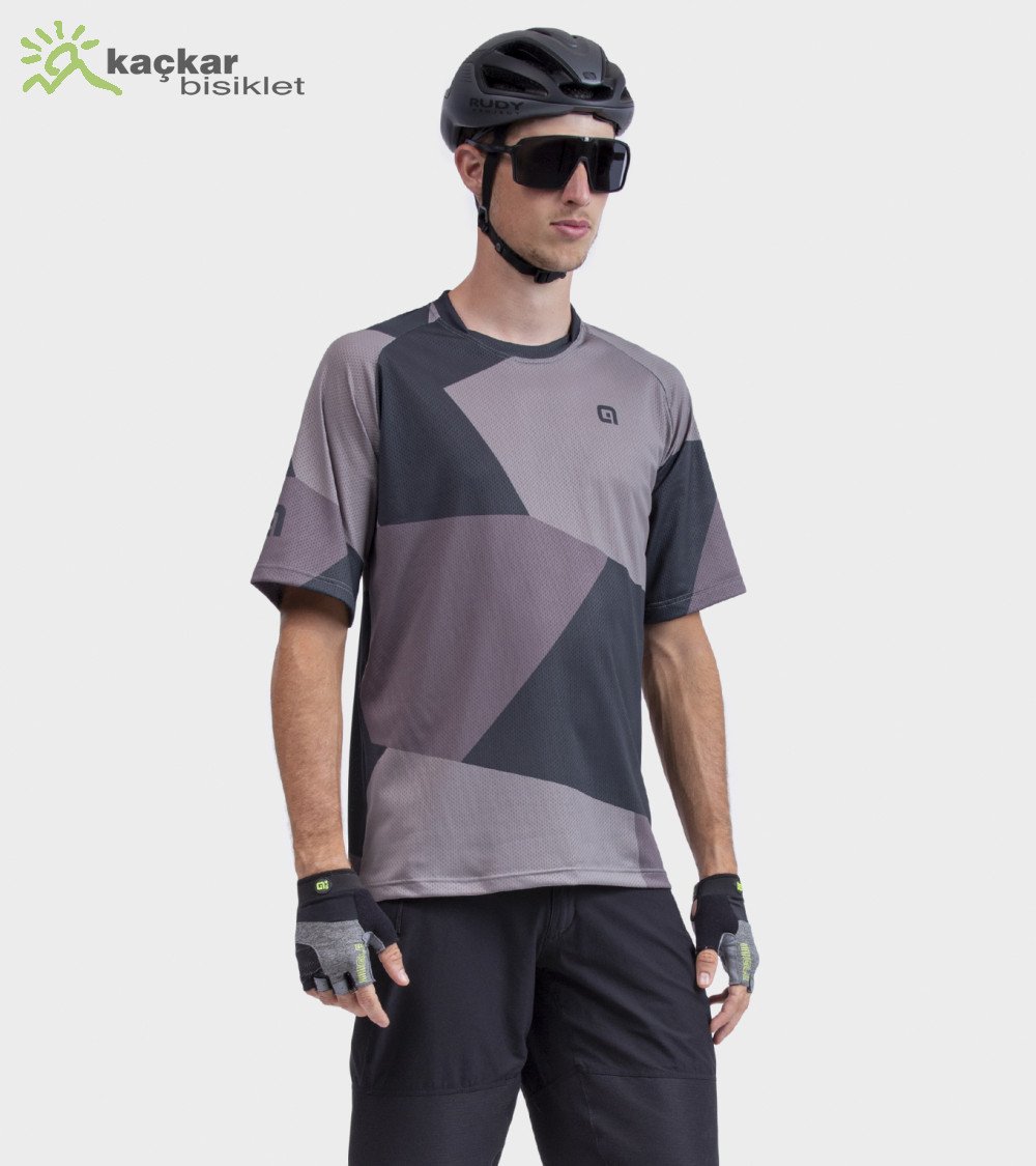 ALE OFF ROAD - MTB SWEDISH CAMO Yazlık Jersey Gri