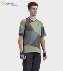 ALE OFF ROAD - MTB SWEDISH CAMO Yazlık Jersey Haki Yeşil