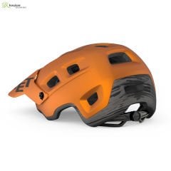 MET Helmets Terranova Mtb Kask Orange Titanium Metallic / Matt