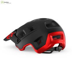MET Helmets Terranova Mtb Kask Black Red / Matt Glossy