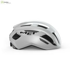 MET Helmets Vinci Mips Road Kask White Silver / Glossy