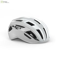 MET Helmets Vinci Mips Road Kask White Silver / Glossy