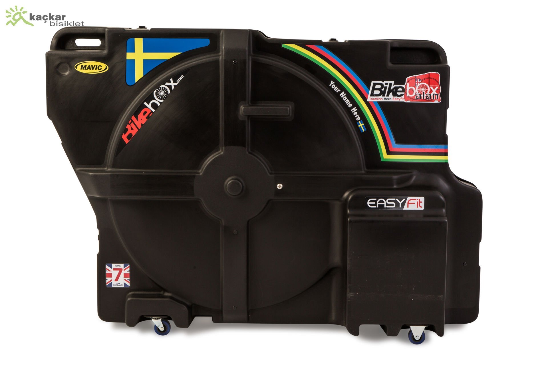 BikeBoxAlan Triathlon Easy Fit Hard Case Bisiklet Taşıma Çantası Siyah