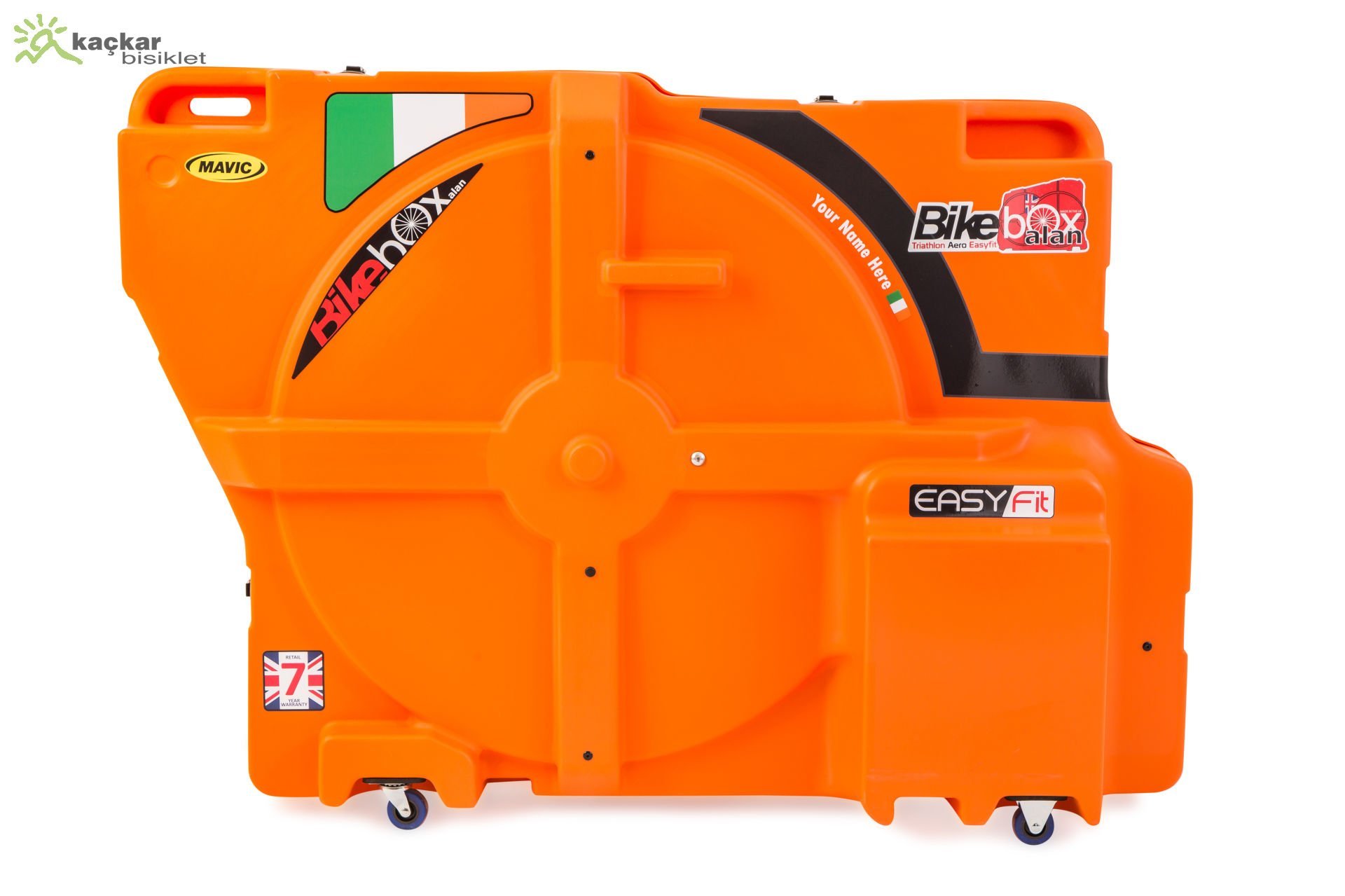 BikeBoxAlan Triathlon Easy Fit Hard Case Bisiklet Taşıma Çantası Koyu Turuncu